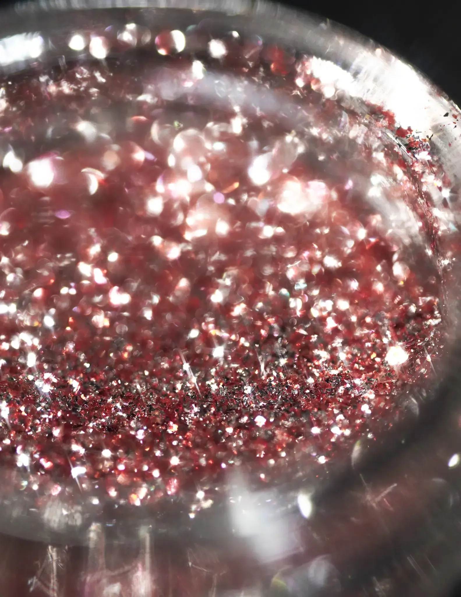 #09 Silver Red Eyeshadow Glitter