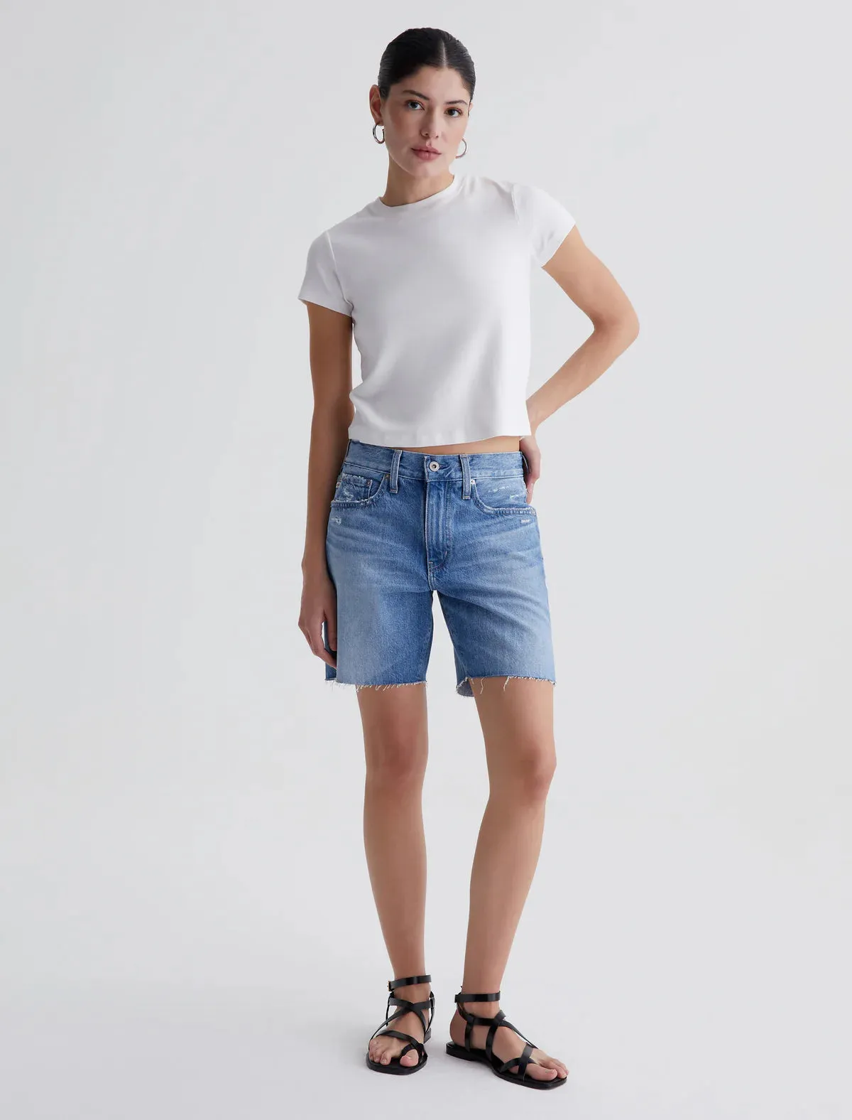 AG Denim Ex Boyfriend Short in 18 Year Ceremony