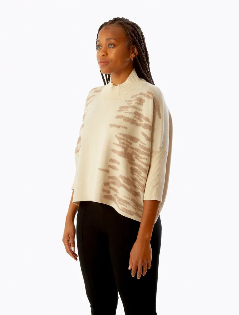 Aja Targa Ecru/Taupe Sweater