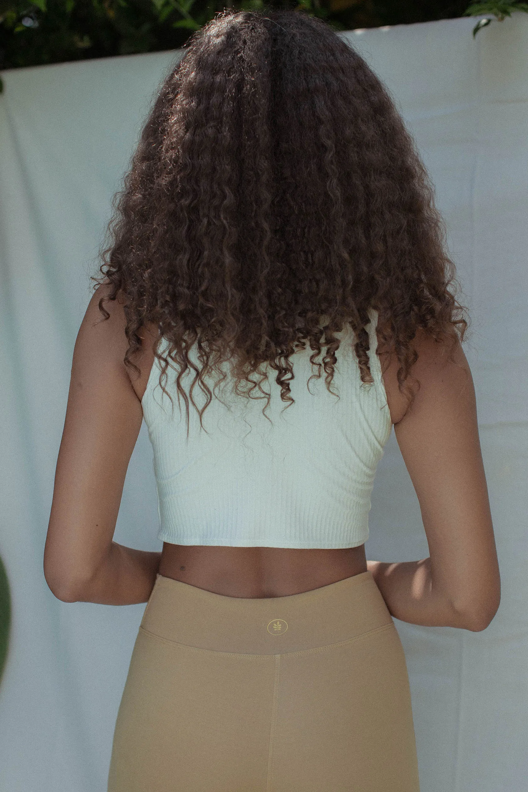 Asana Tank Off White