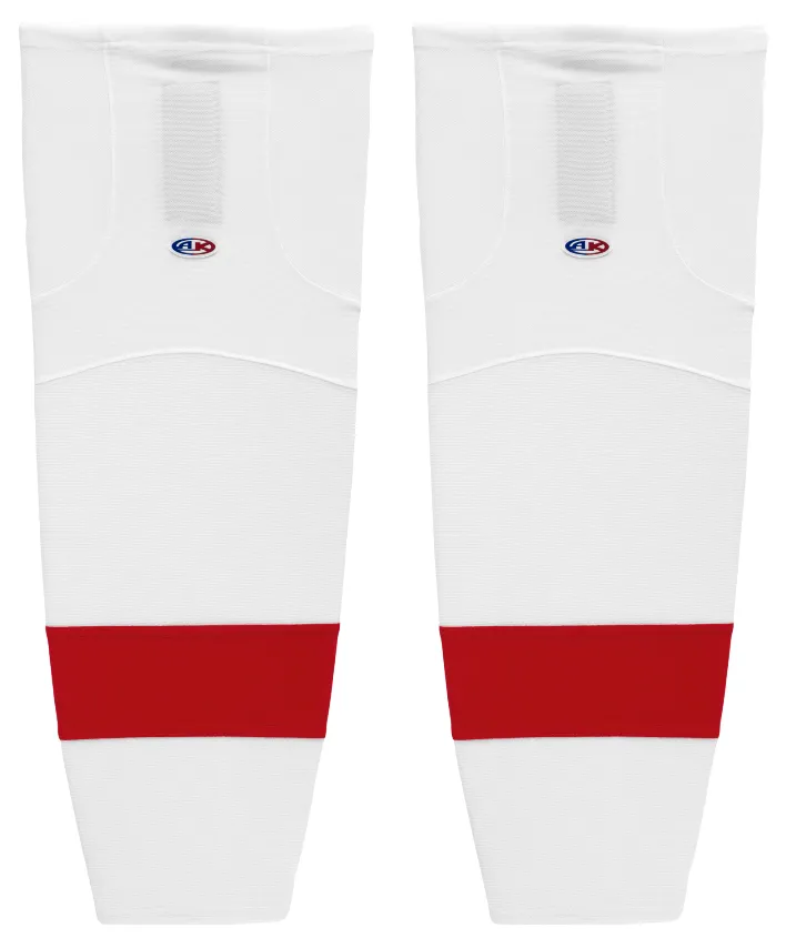 Athletic Knit (AK) HS2100-203 Soo Greyhounds White Mesh Ice Hockey Socks