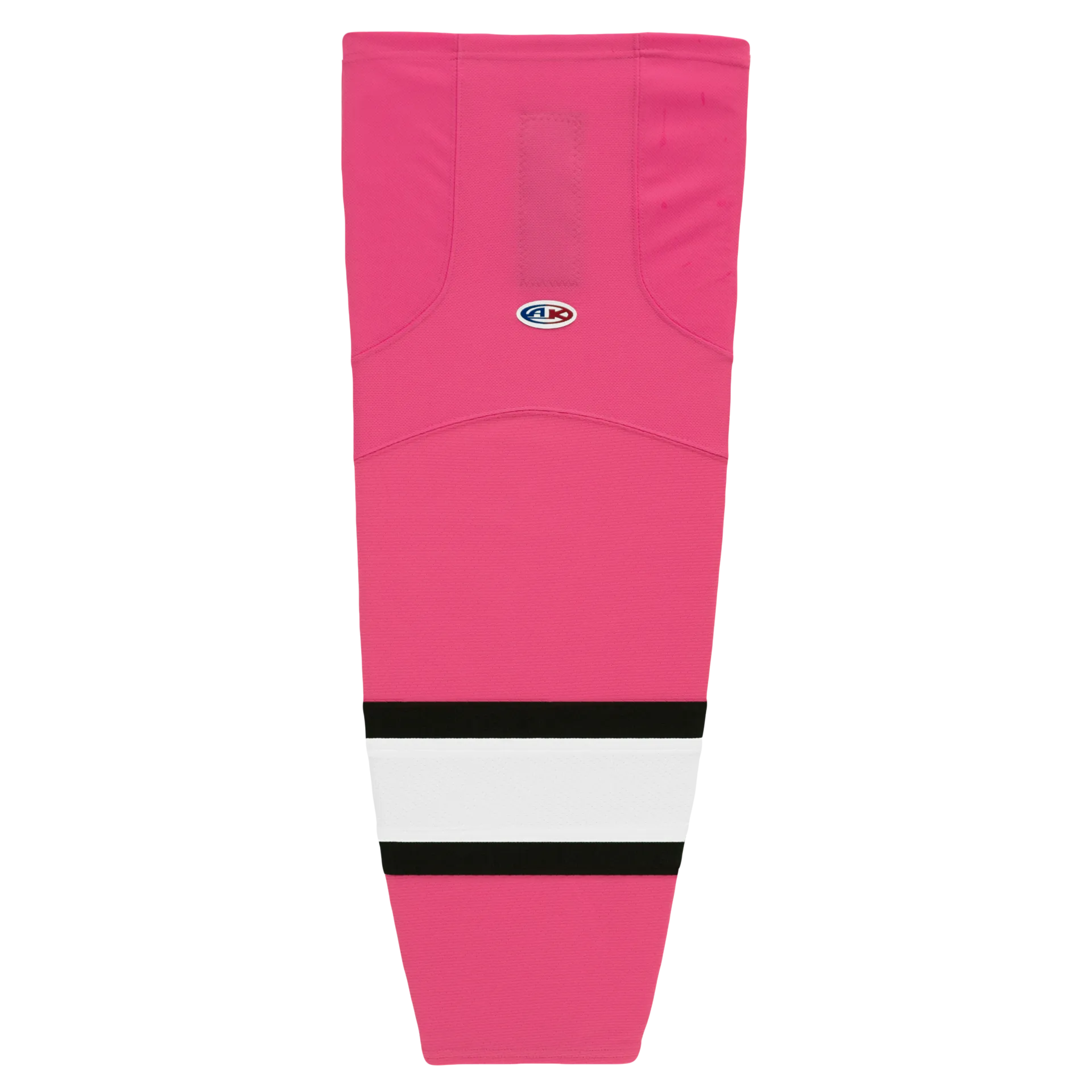 Athletic Knit (AK) HS2100-272 Pink/White/Black Mesh Ice Hockey Socks