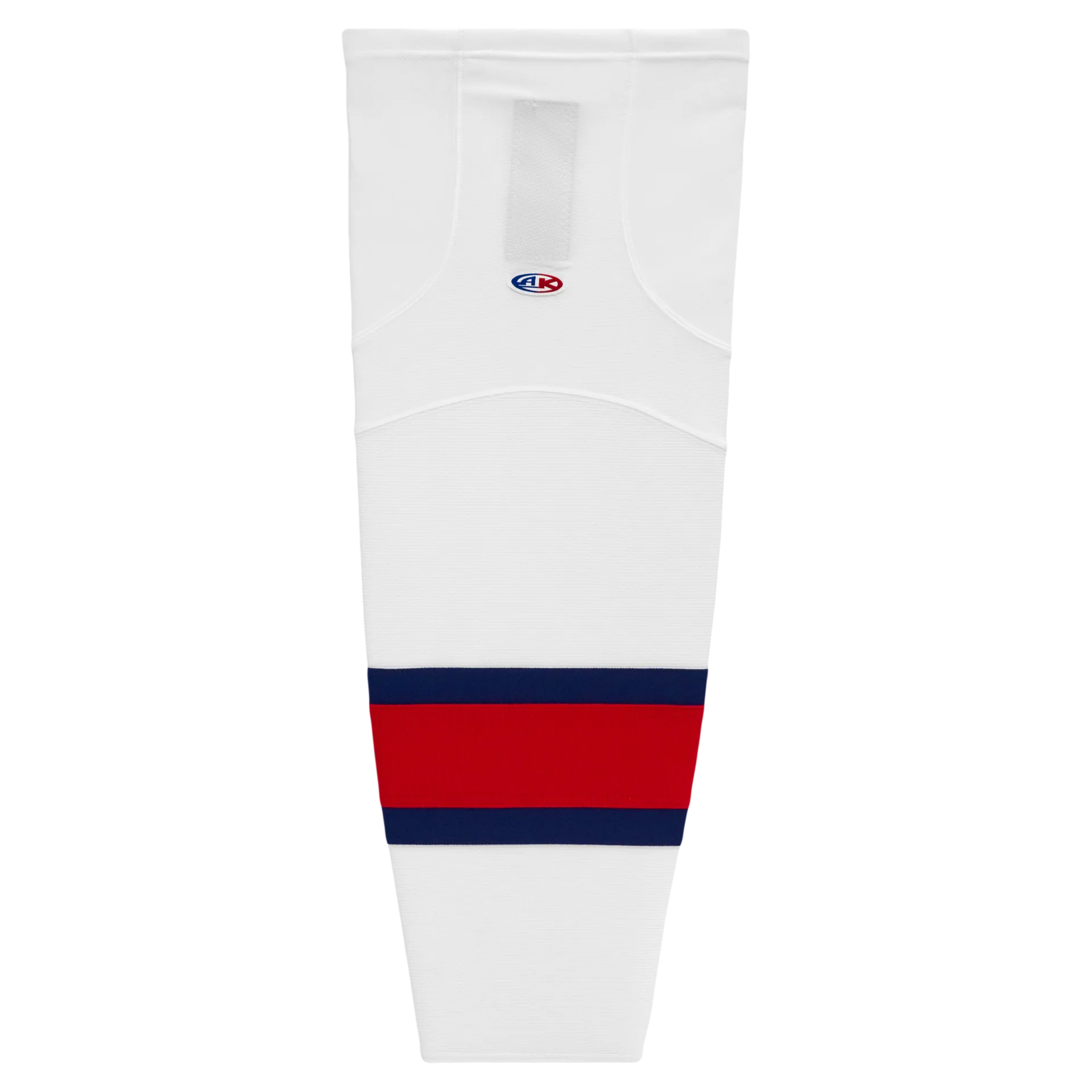 Athletic Knit (AK) HS2100-765 Lethbridge Hurricanes White Mesh Ice Hockey Socks