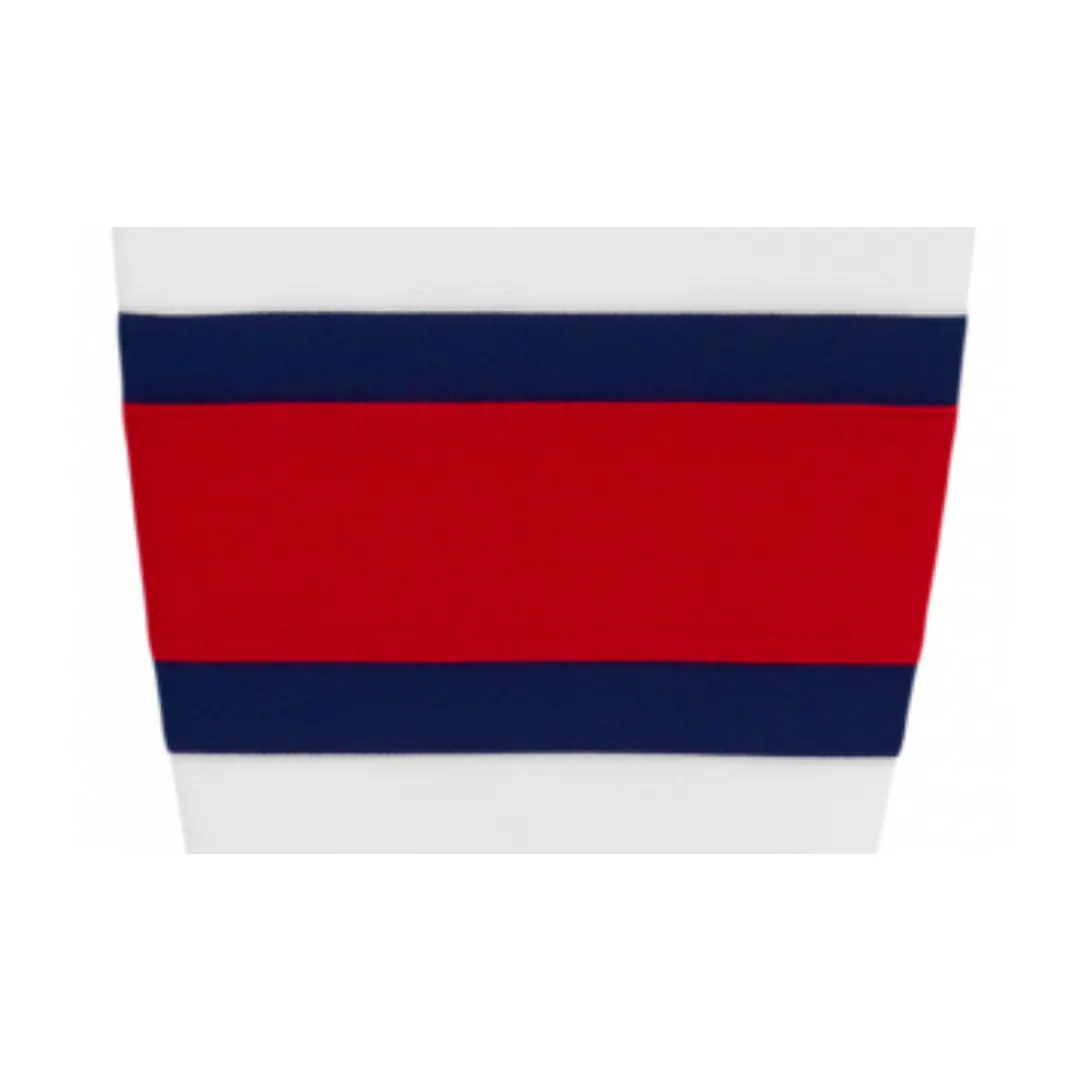Athletic Knit (AK) HS2100-765 Lethbridge Hurricanes White Mesh Ice Hockey Socks