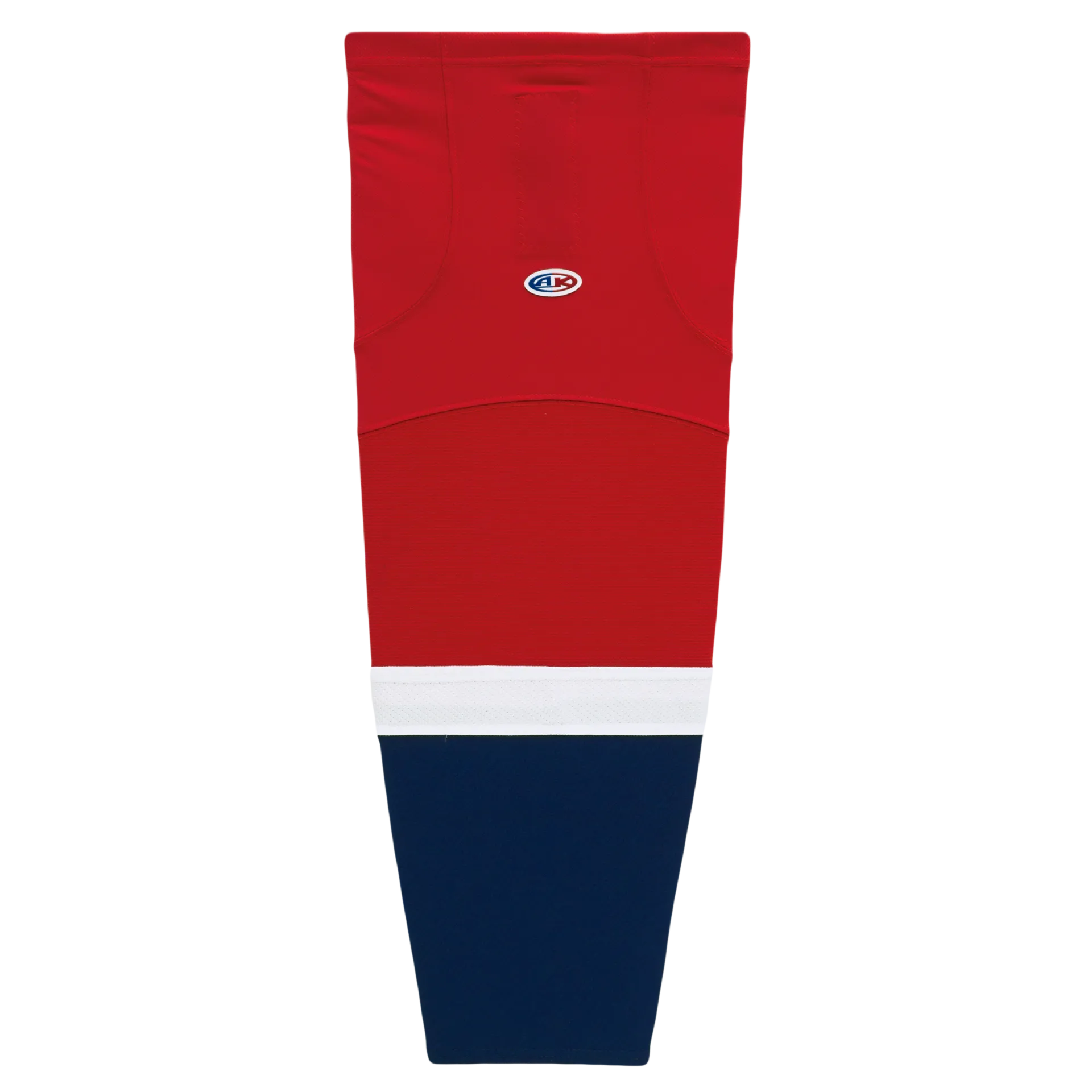 Athletic Knit (AK) HS2100-808 2013 Washington Capitals Red Mesh Ice Hockey Socks