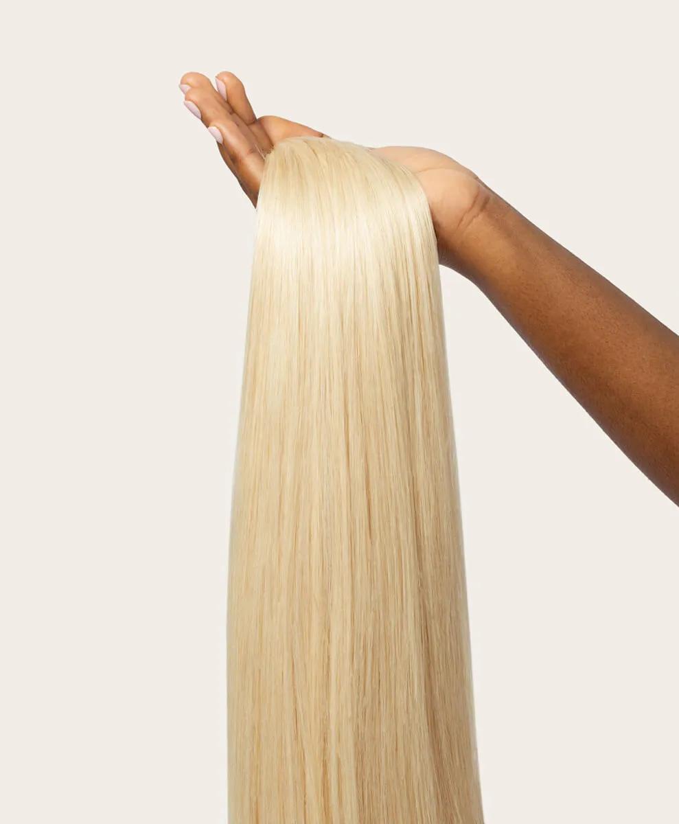 Bleached Blonde, 16" Classic Clip-In Hair Extensions, #60 | 100g