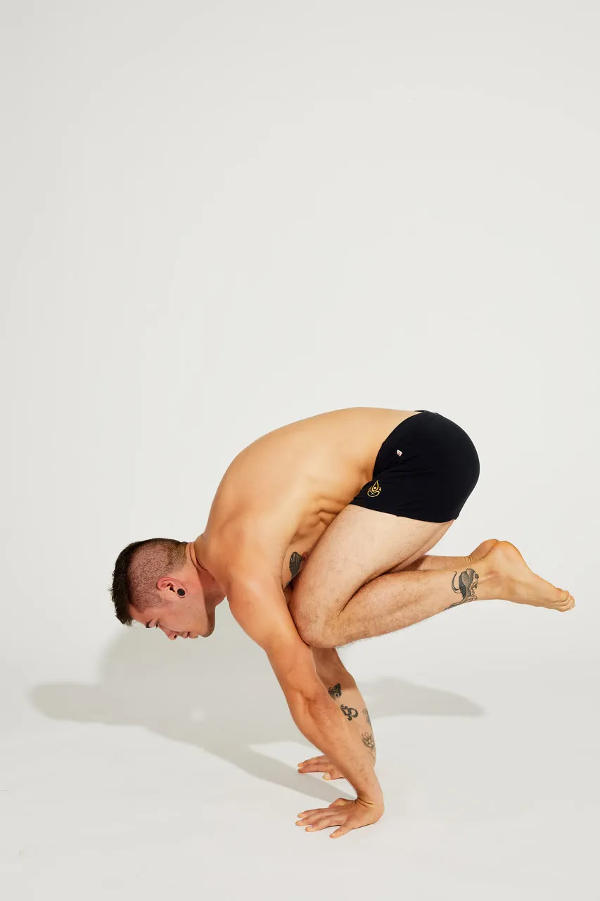 Brazilian Style Trunks, Black, Cool Form Light