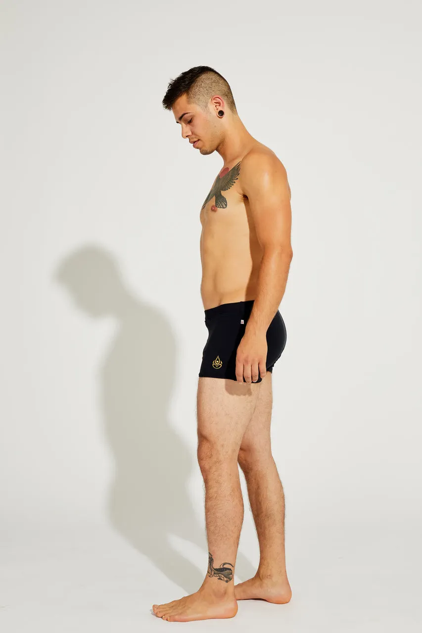 Brazilian Style Trunks, Black, Cool Form Light