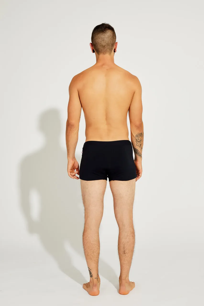 Brazilian Style Trunks, Black, Cool Form Light
