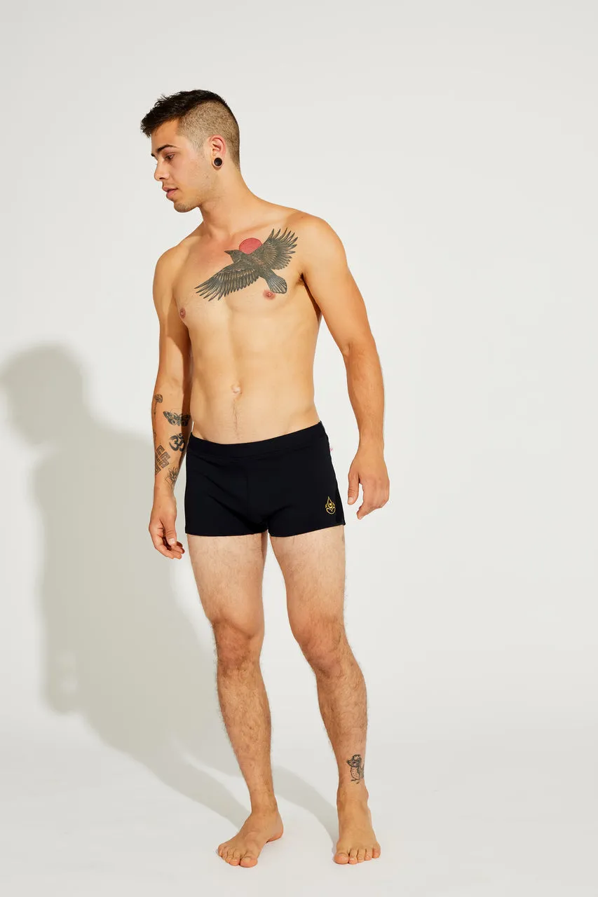 Brazilian Style Trunks, Black, Cool Form Light