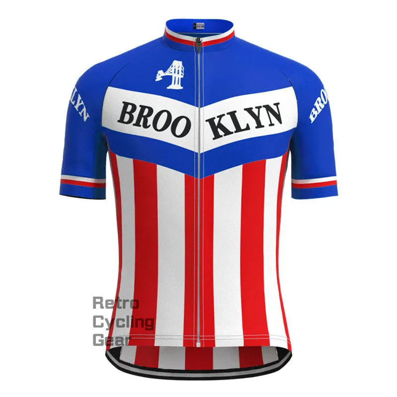 Brooklyn Blue Retro Long Sleeve Cycling Kit