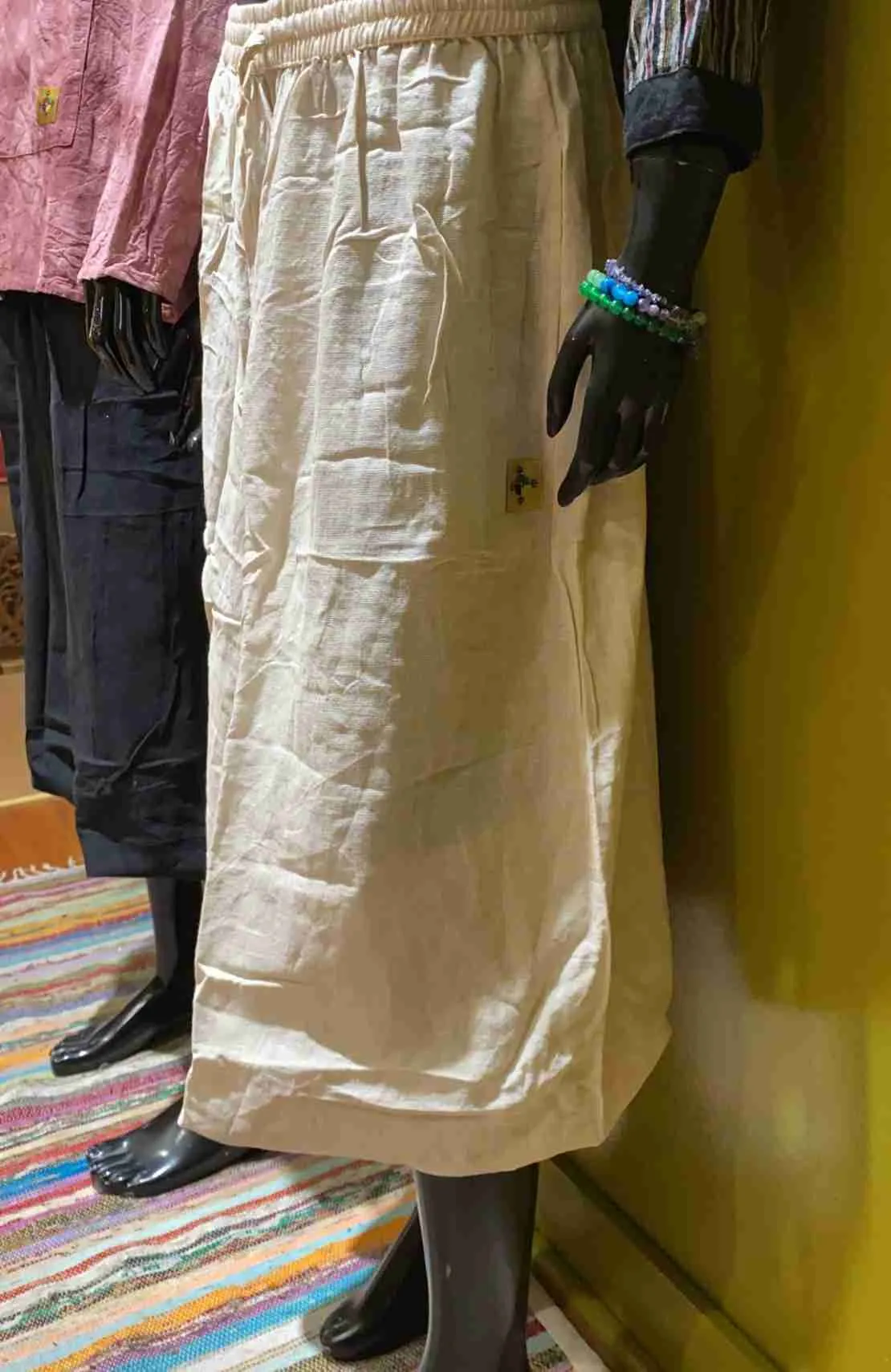 Cotton Harem Pants - Solid Color