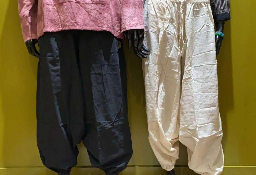 Cotton Harem Pants - Solid Color