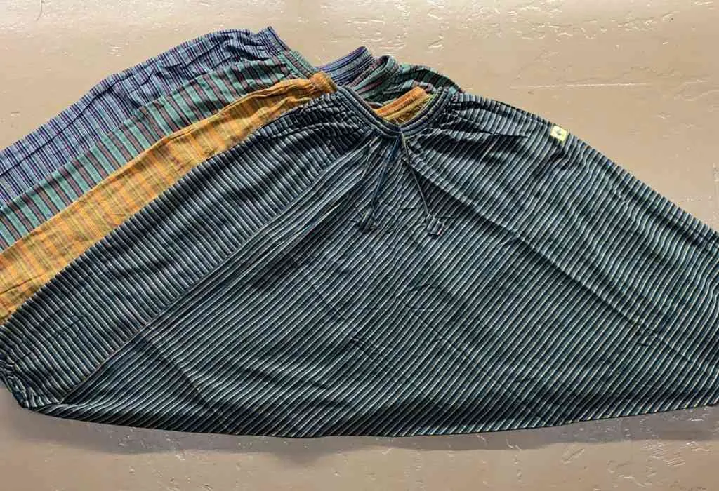 Cotton Harem Pants - Stripes