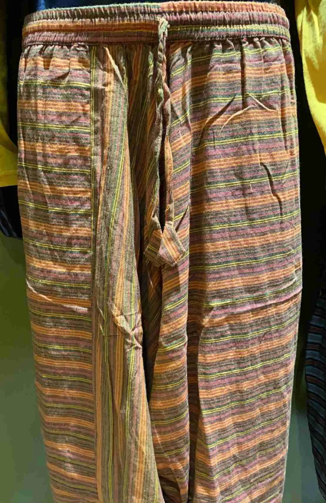 Cotton Harem Pants - Stripes