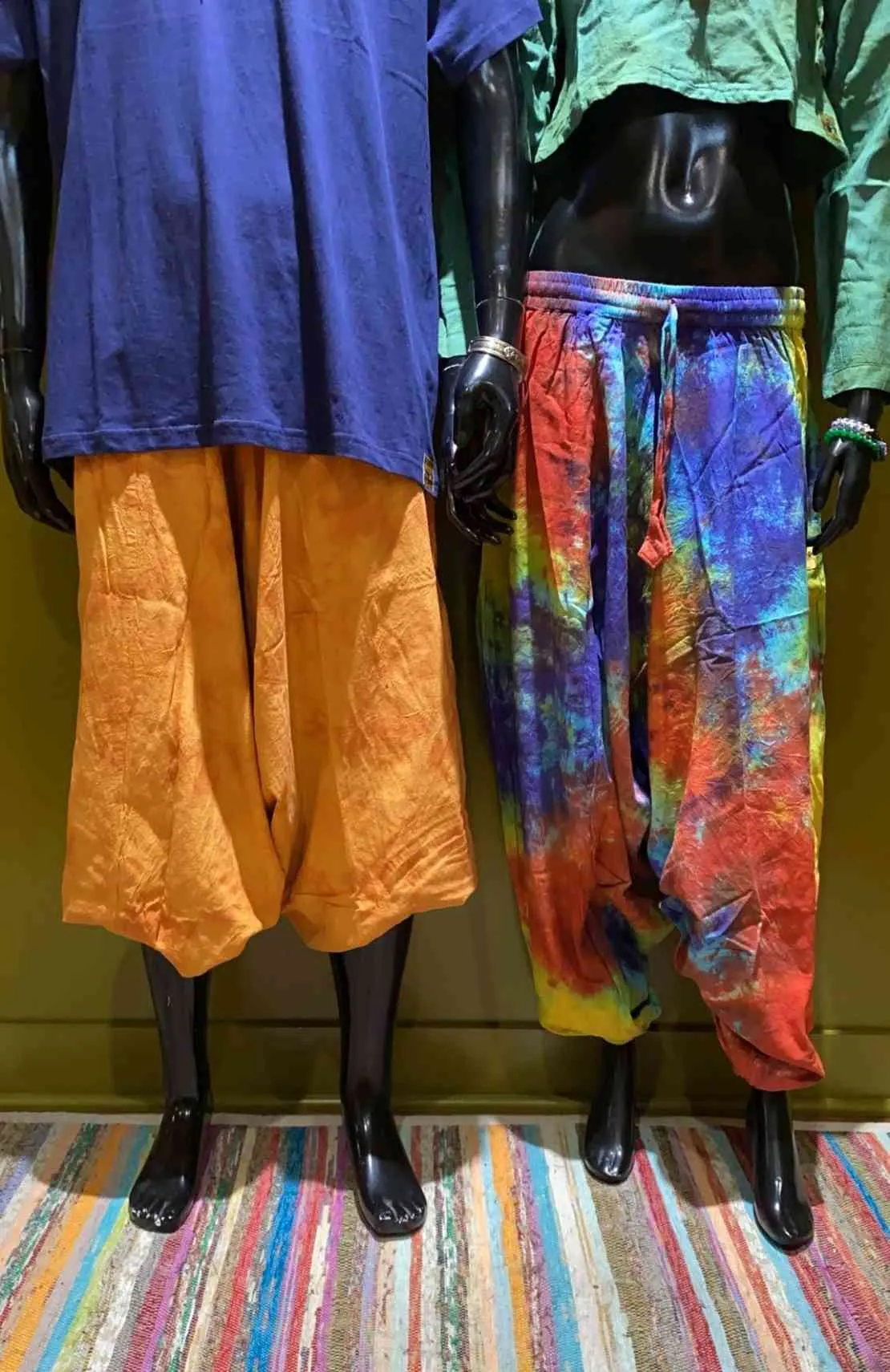 Cotton Harem Pants - Tie-Dye