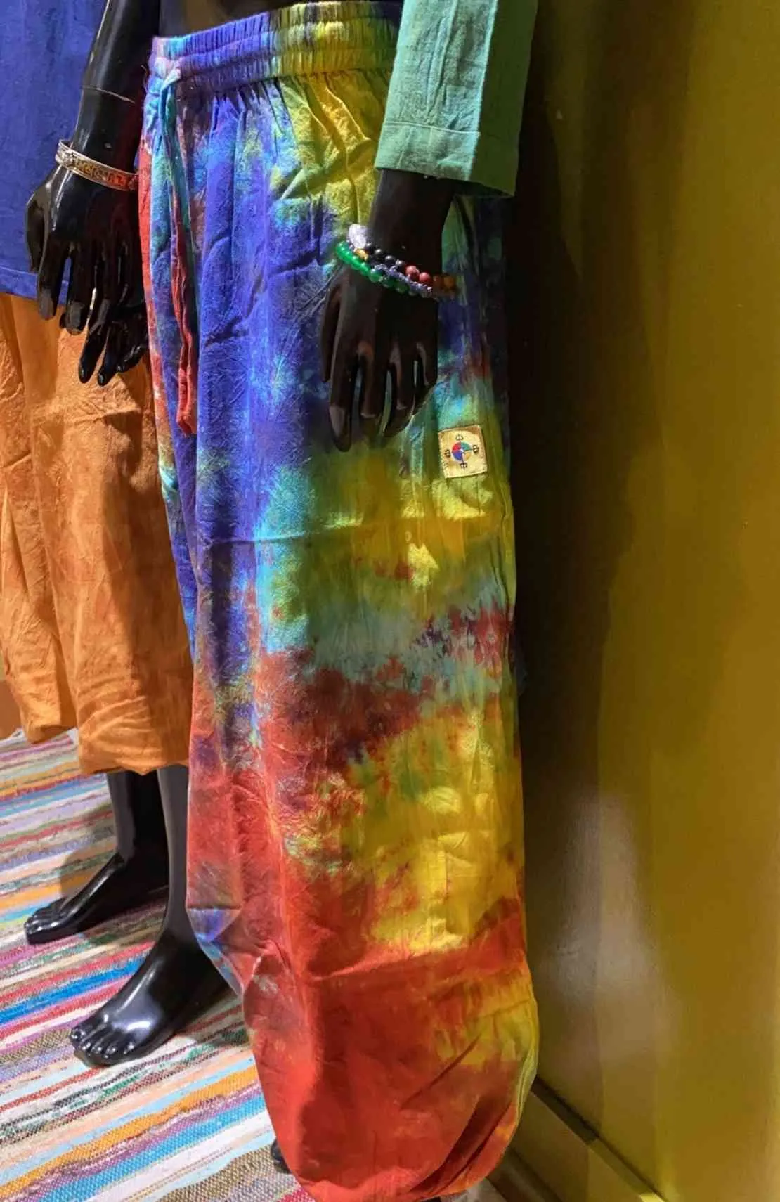 Cotton Harem Pants - Tie-Dye