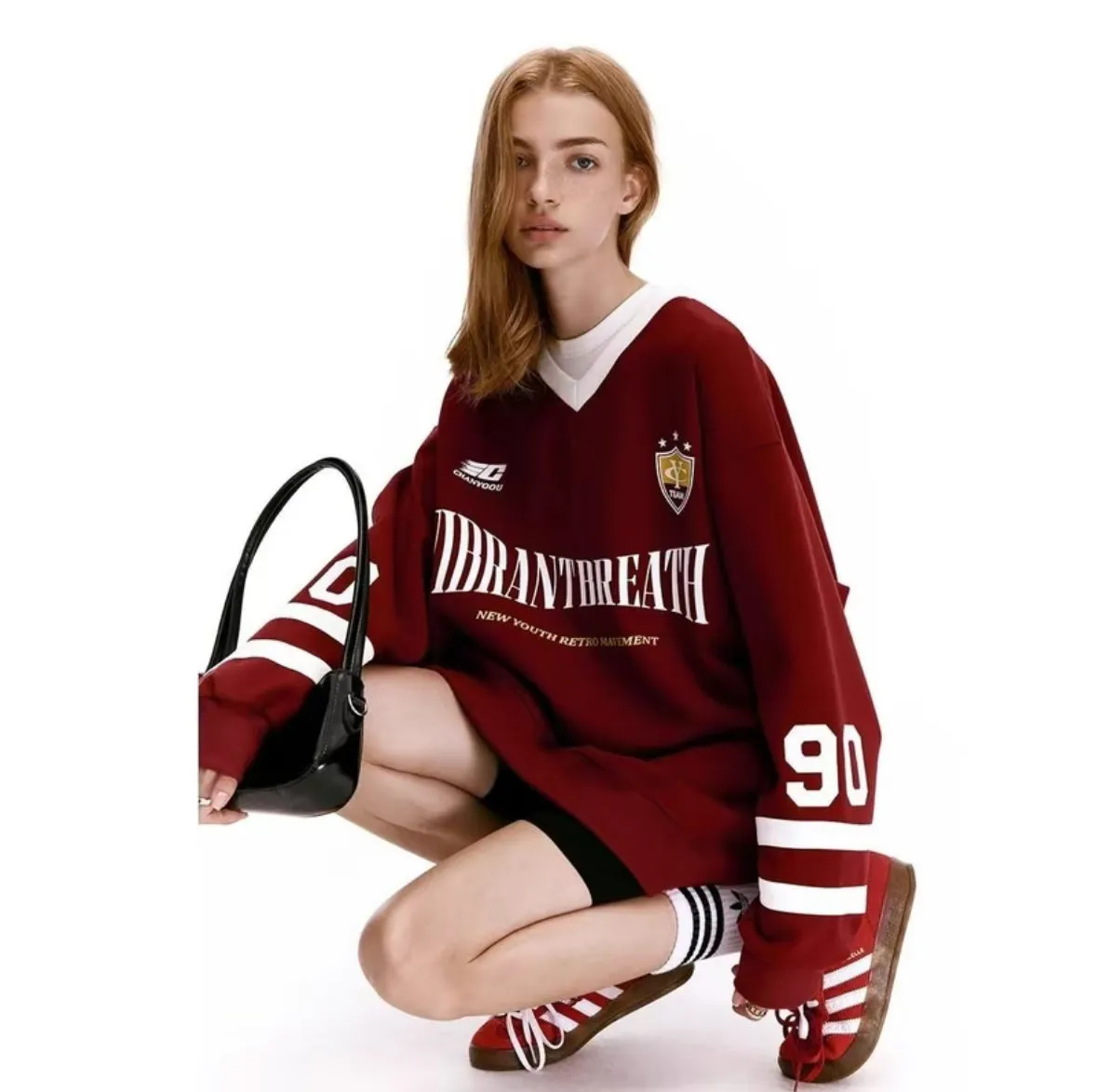 Faire Echo Retro Graphic Sports Sweatshirt