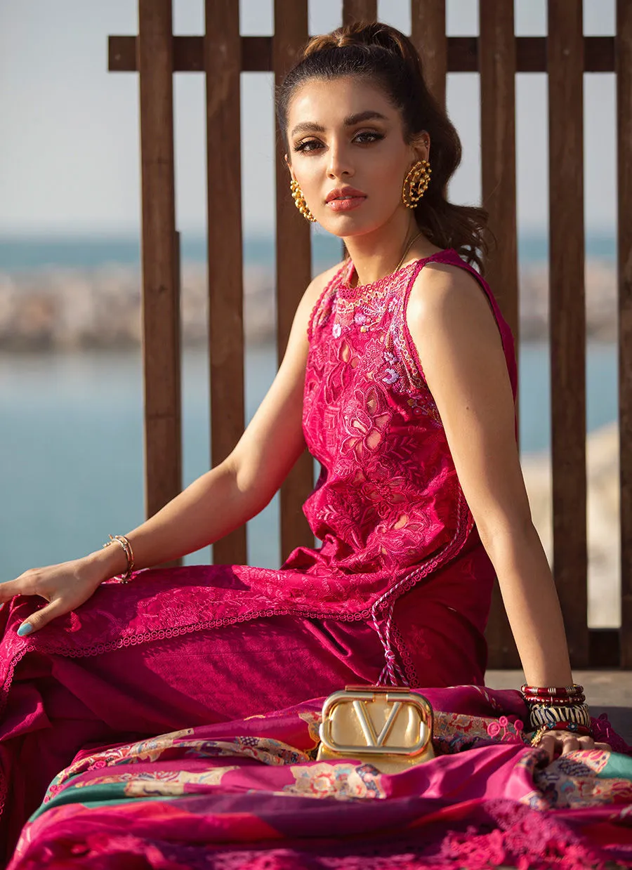 Farah Talib Aziz Luxury Lawn Collection 2022 – Ibiza Berry