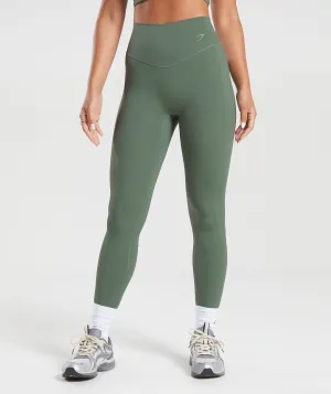 Gymshark Elevate Leggings - Willow Green