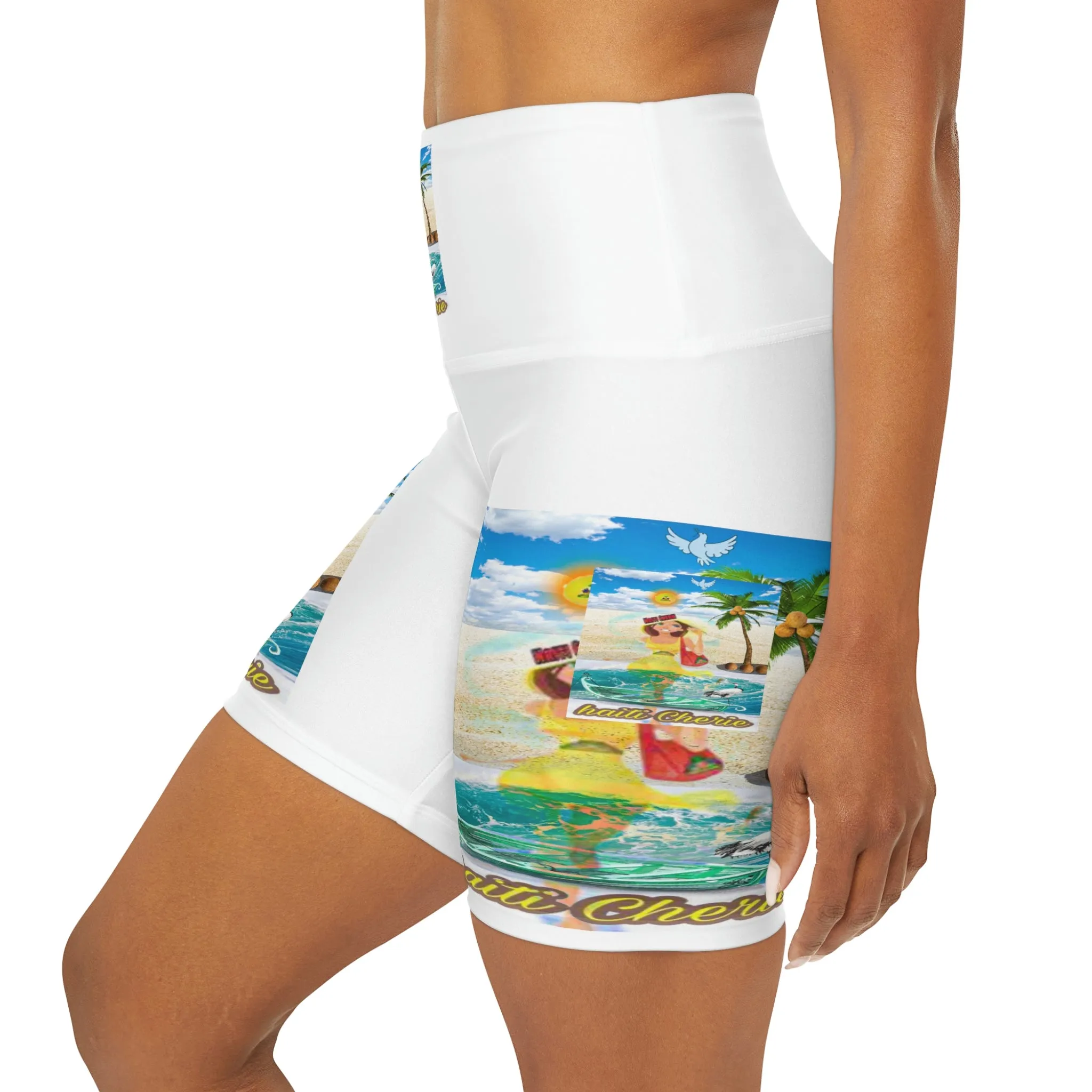 High Waisted Yoga Shorts
