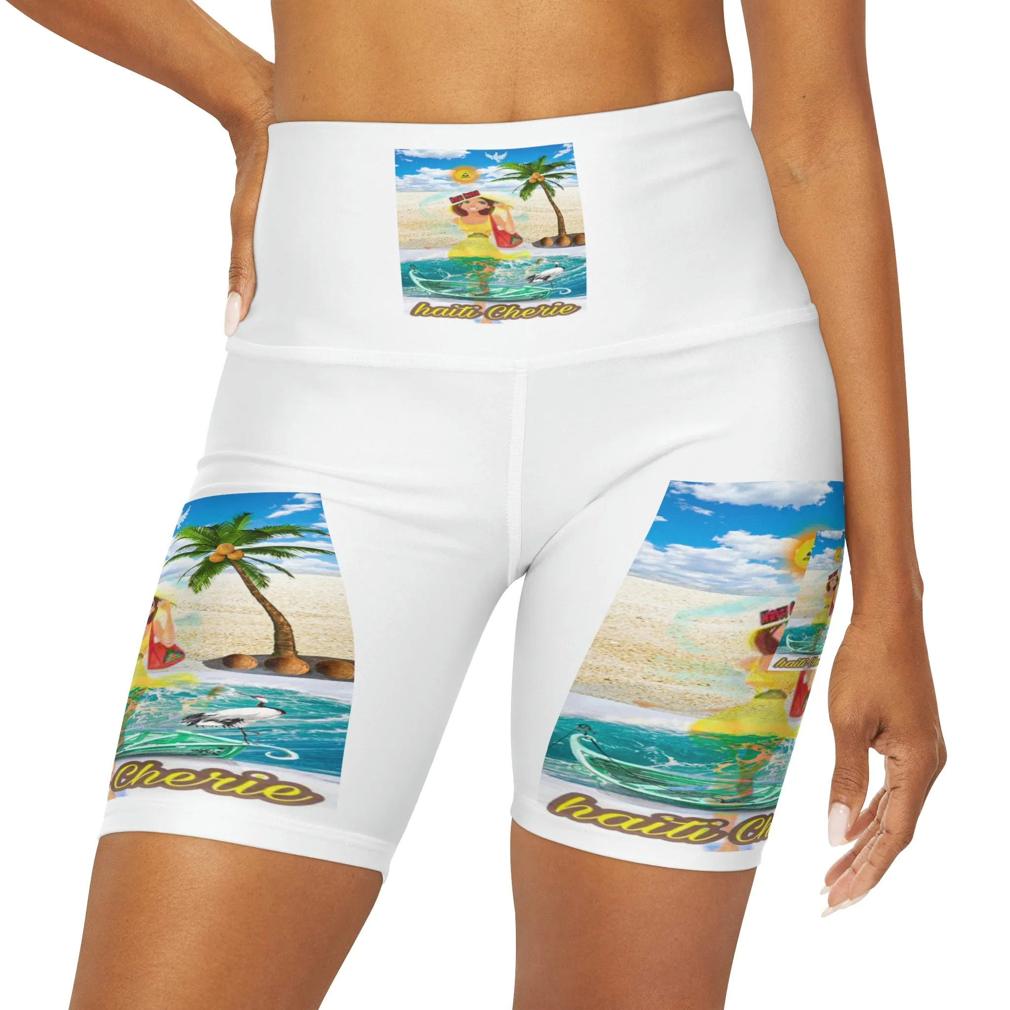 High Waisted Yoga Shorts