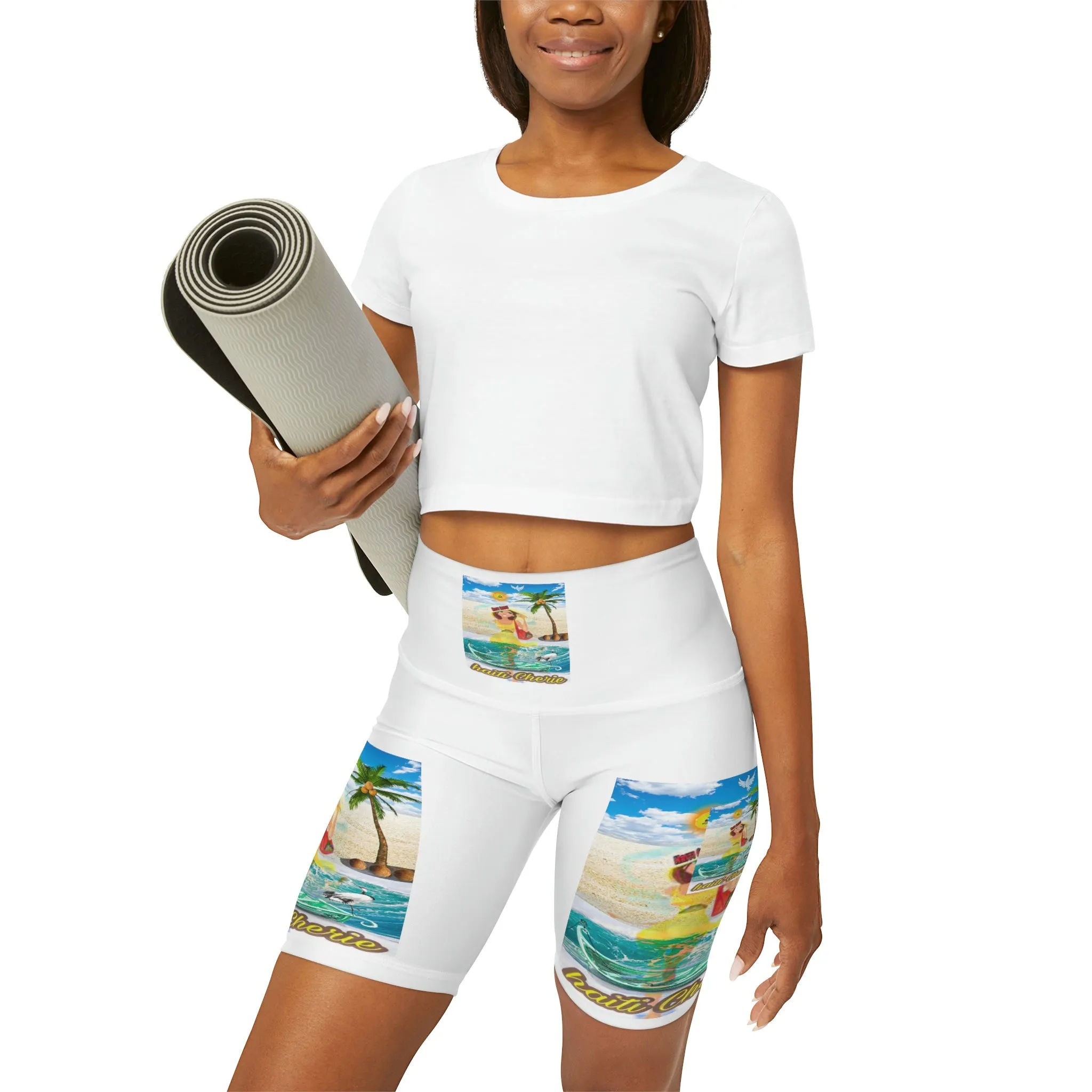 High Waisted Yoga Shorts