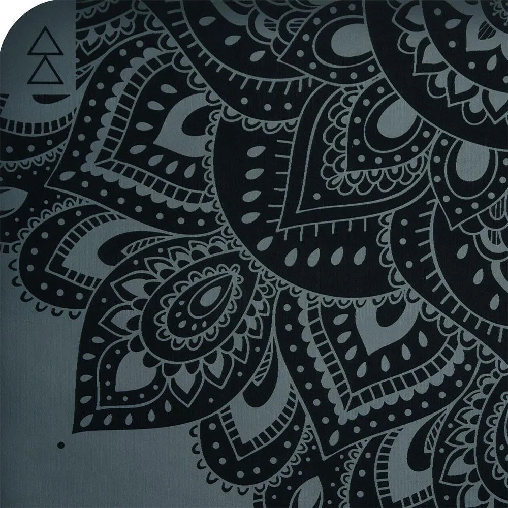 Infinity Yoga Mat 5mm Mandala Charcoal