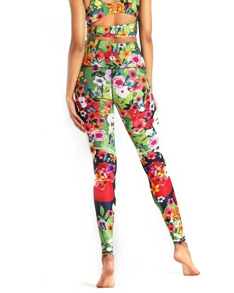Kahlo Printed Yoga Legging