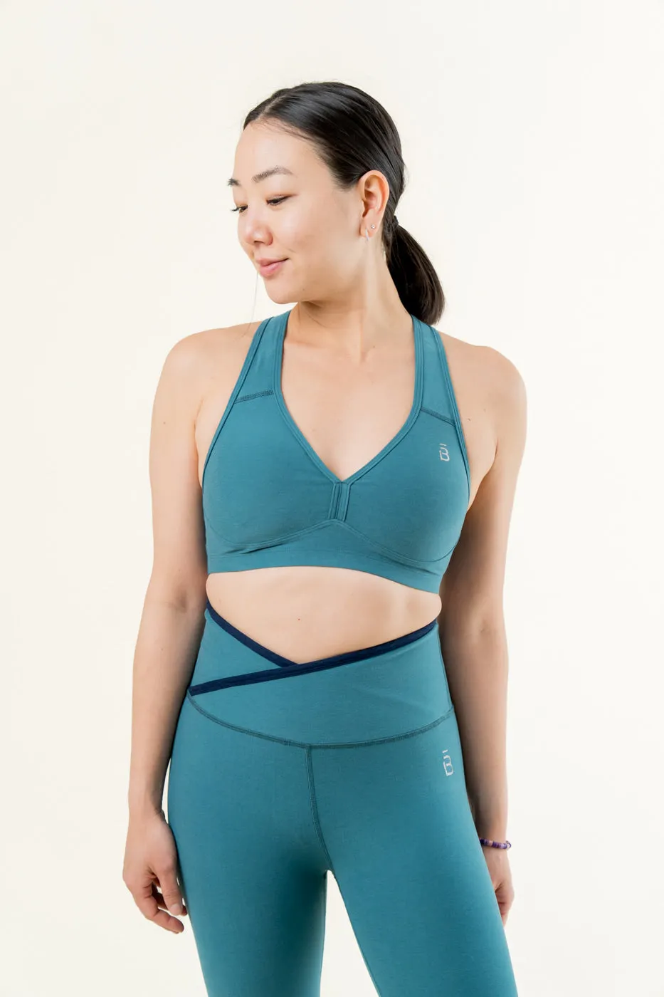 Lift Your Spirits Bra - Eucalyptus Blue Heather