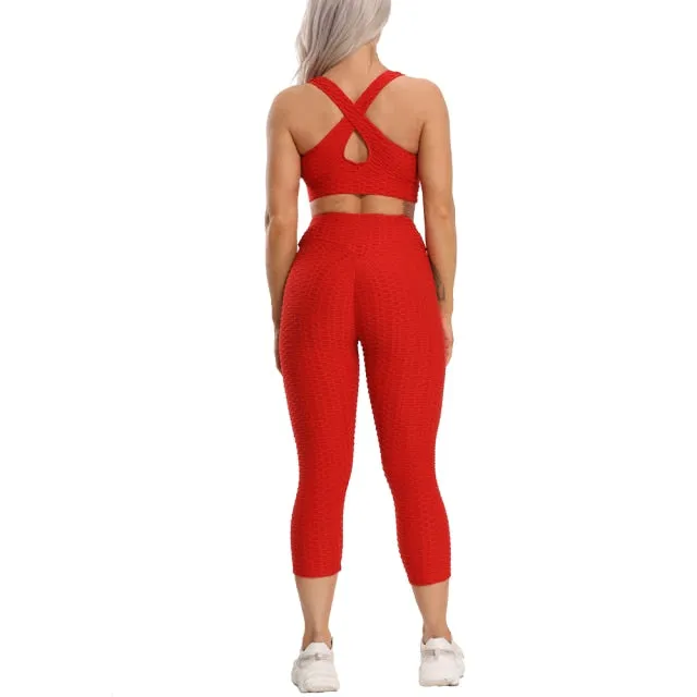 NEW Print Women Yoga Sets fitness sportswear Track Suit