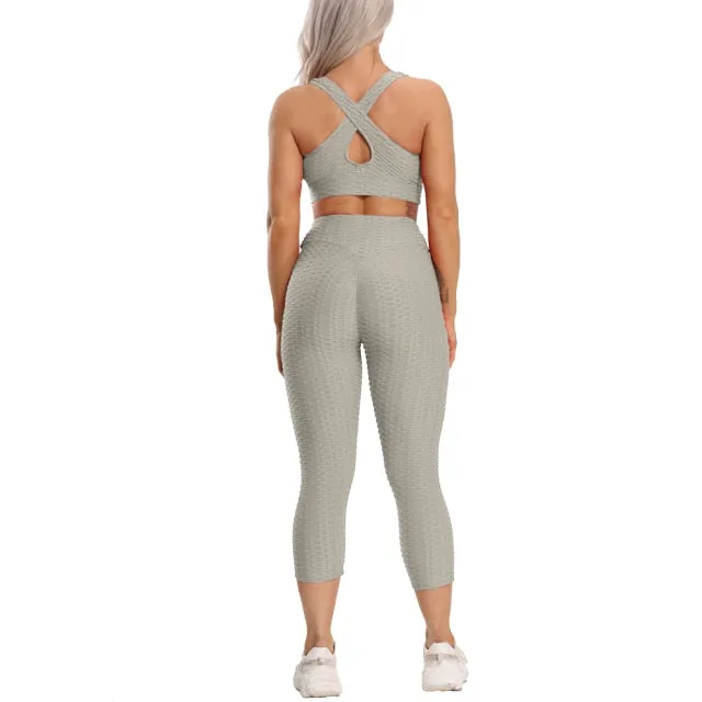NEW Print Women Yoga Sets fitness sportswear Track Suit