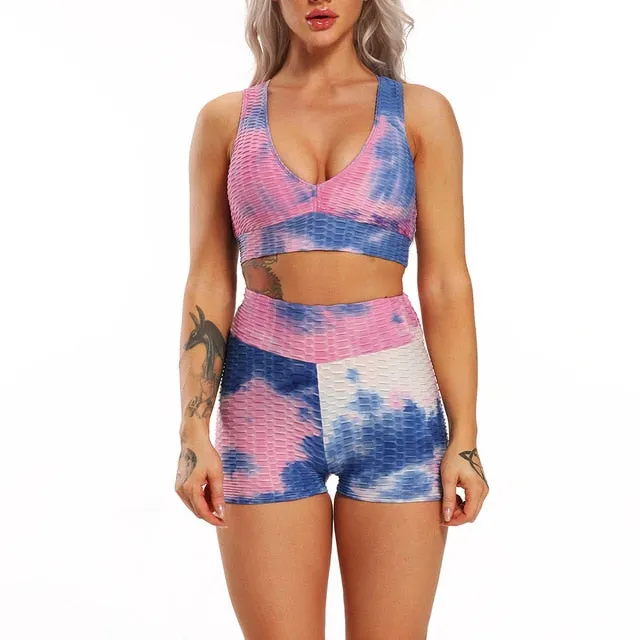 NEW Print Women Yoga Sets fitness sportswear Track Suit