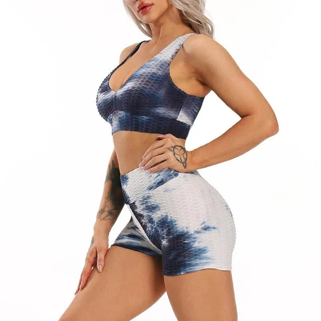 NEW Print Women Yoga Sets fitness sportswear Track Suit