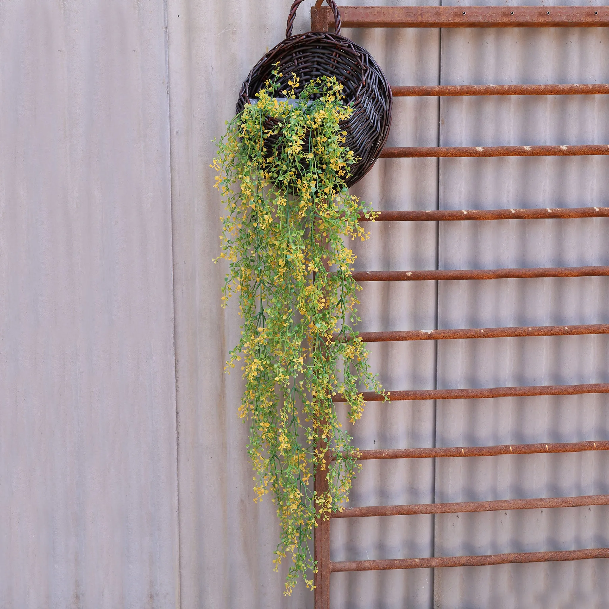 Plastic Hanging Plant Leaf Vines for Outdoor