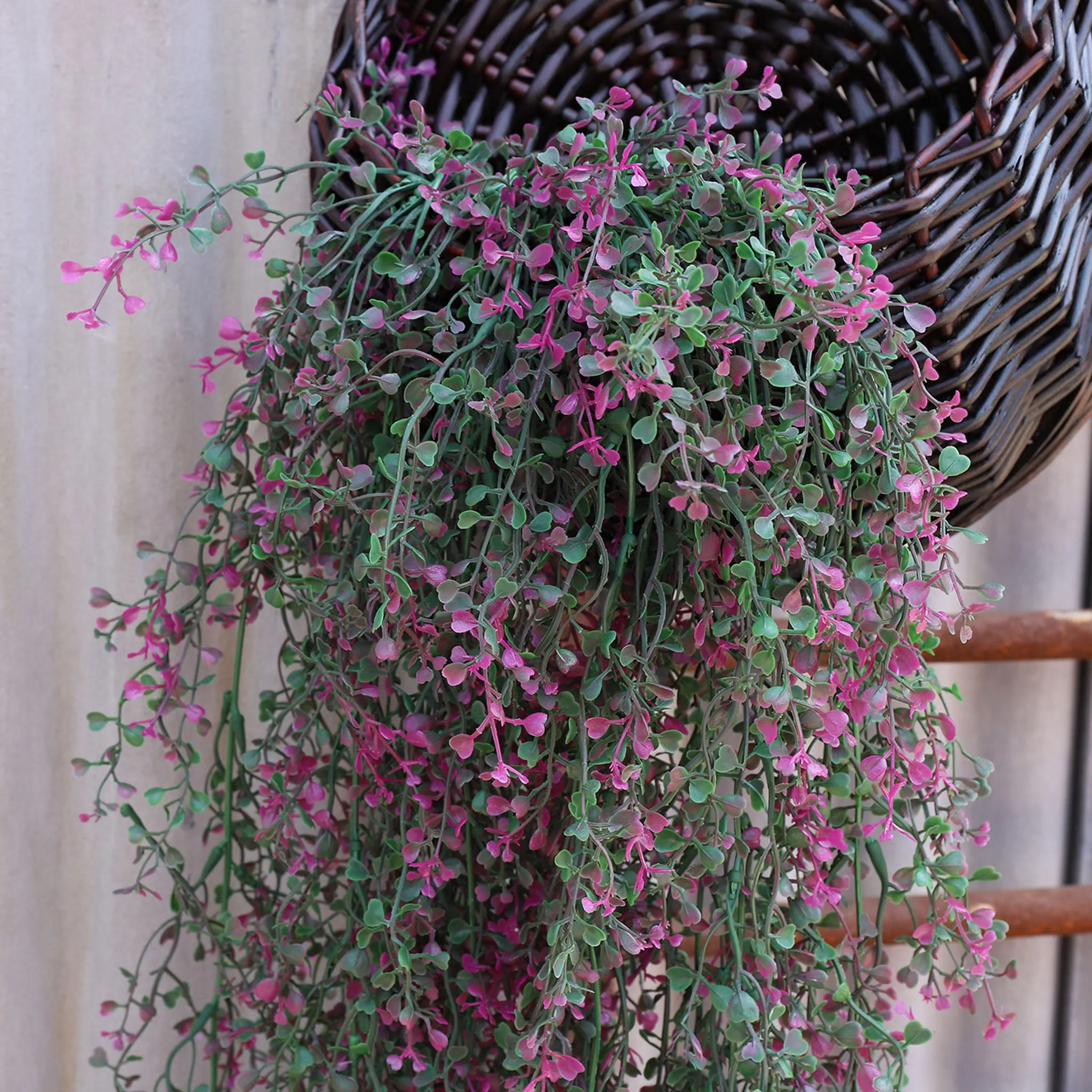 Plastic Hanging Plant Leaf Vines for Outdoor