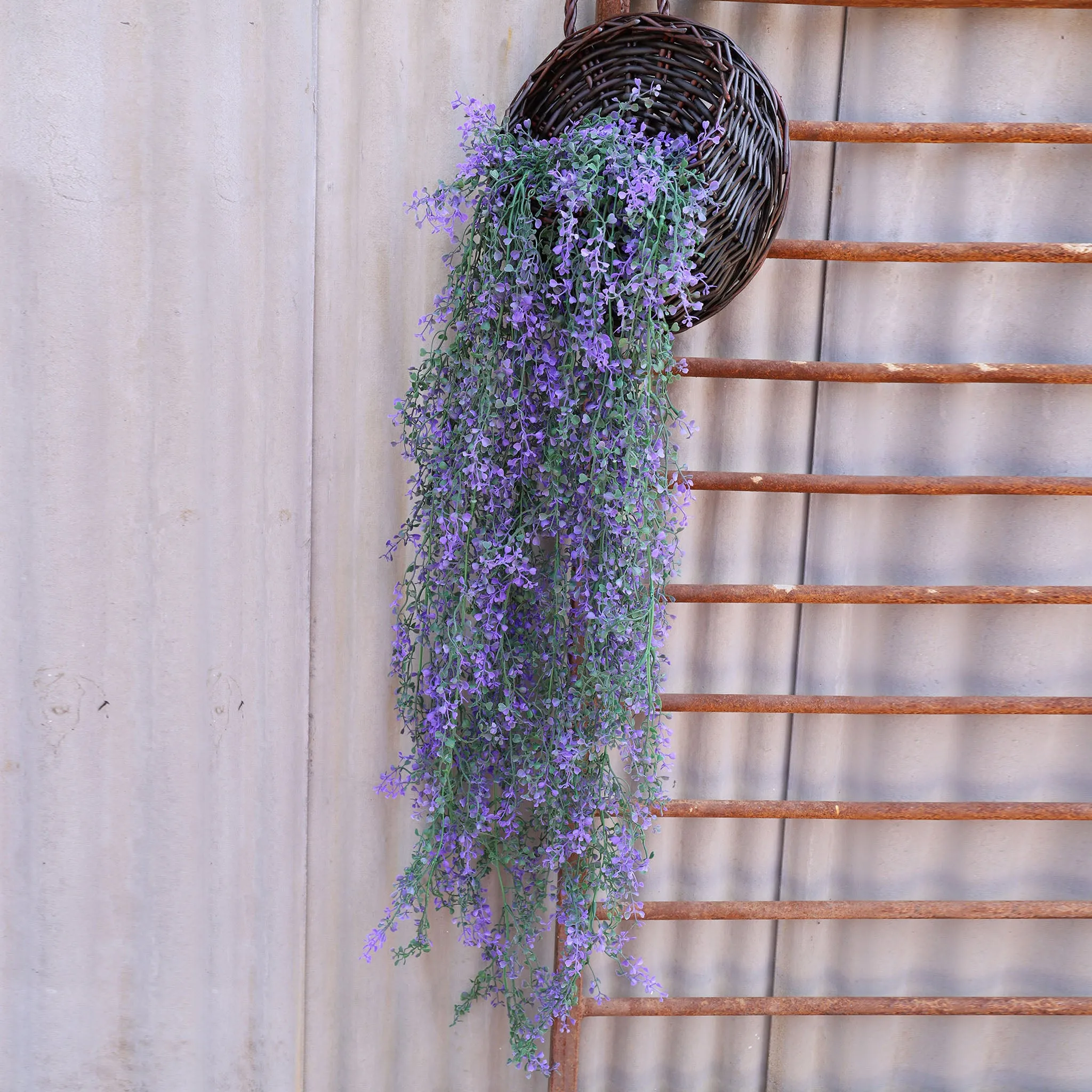 Plastic Hanging Plant Leaf Vines for Outdoor