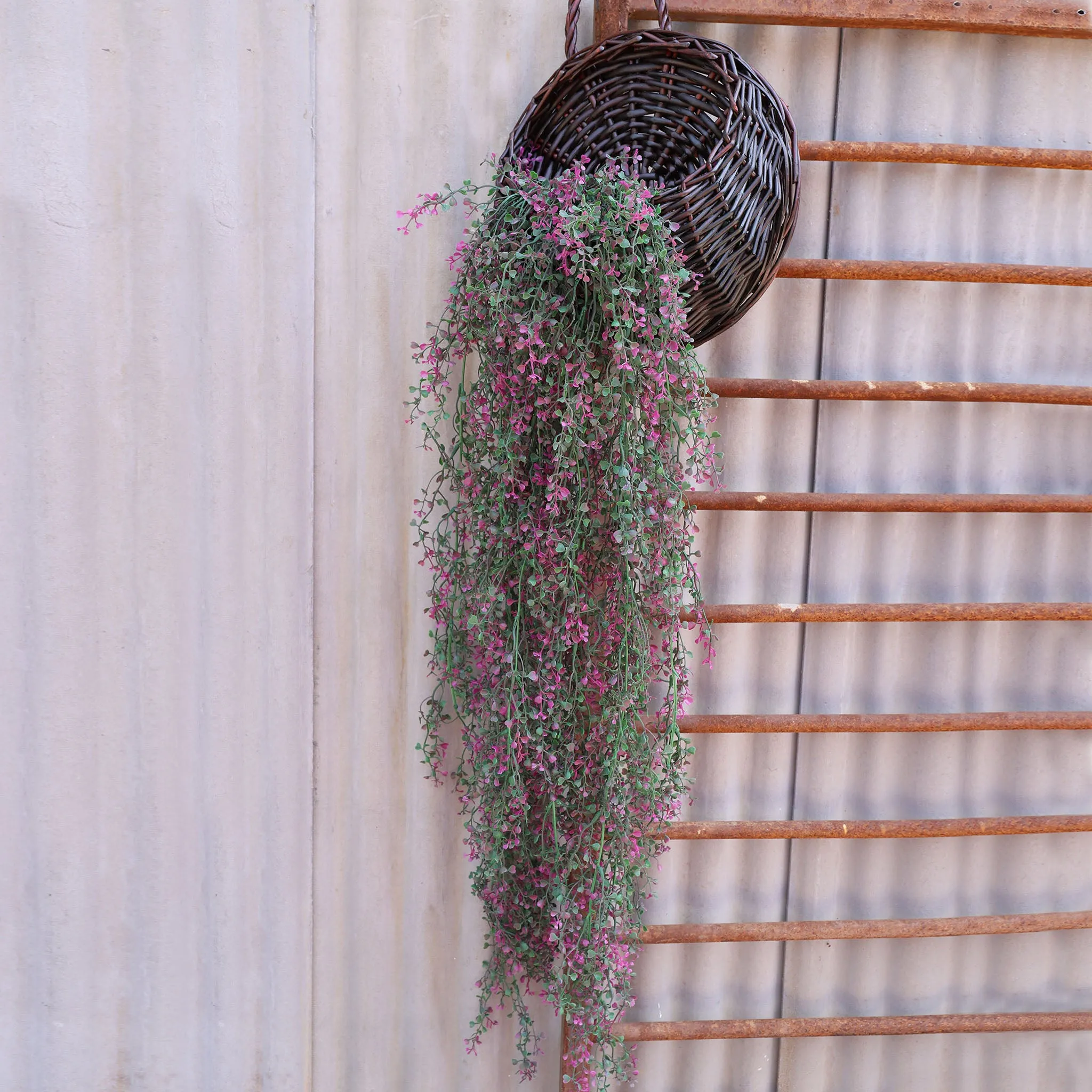 Plastic Hanging Plant Leaf Vines for Outdoor