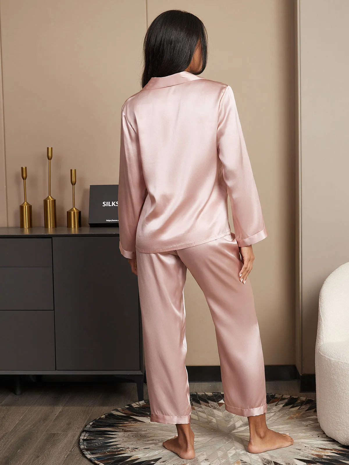 Pure Silk Button Up Women's Pyjamas