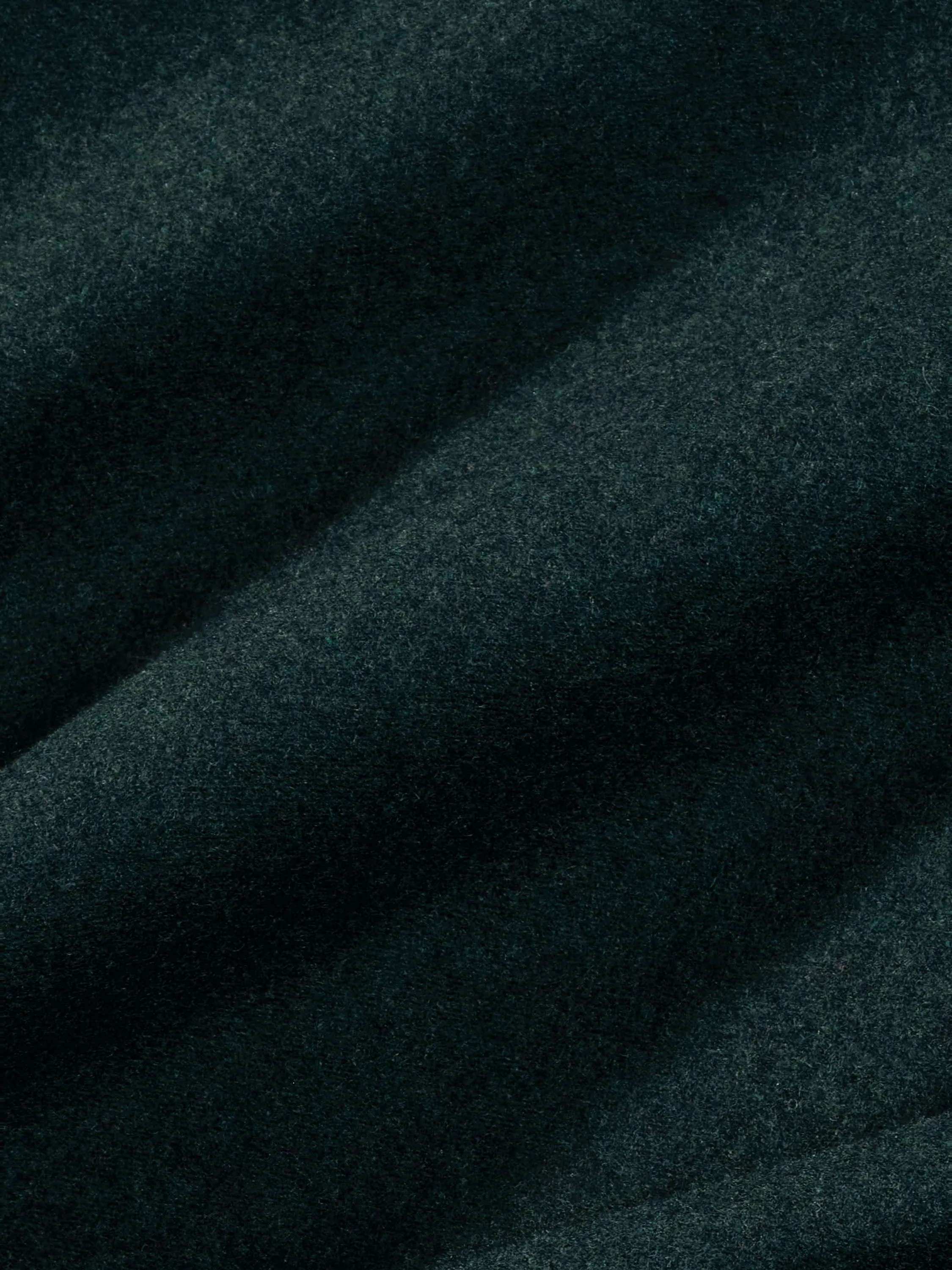 Recycled Wool Jersey Loose Leg Track Pants—foliage green