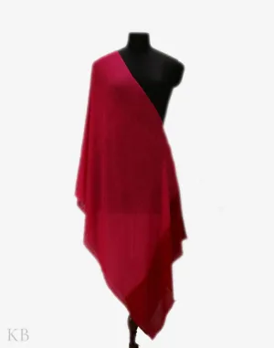 Red Ruby Pure Pashmina Stole