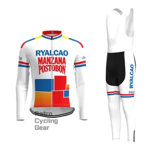 Ryalcao Retro Long Sleeve Cycling Kit