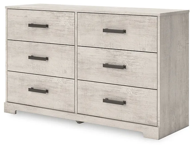Shawburn Queen Crossbuck Panel Headboard with Dresser, Chest and 2 Nightstands