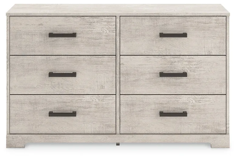 Shawburn Queen Crossbuck Panel Headboard with Dresser, Chest and 2 Nightstands
