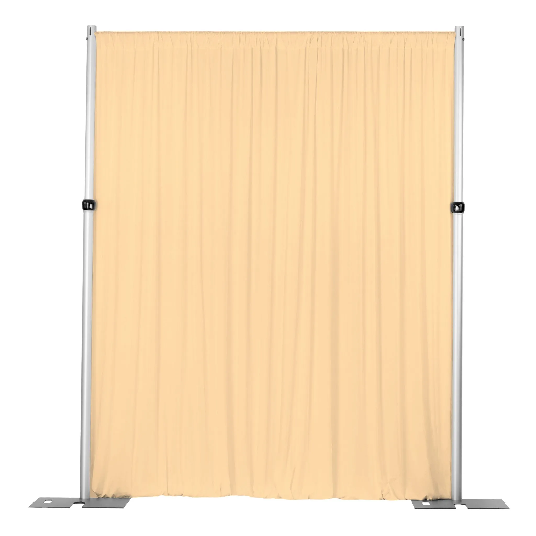 Spandex 4-way Stretch Backdrop Drape Curtain 10ft H x 60" W - Champagne