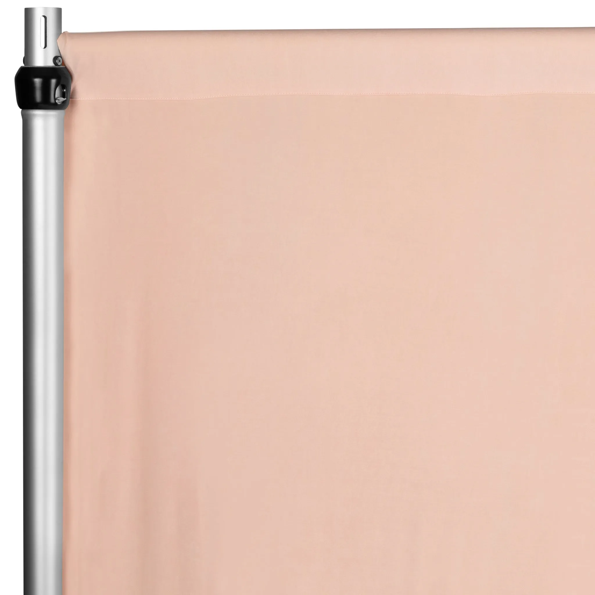Spandex 4-way Stretch Drape Curtain 12ft H x 60" W - Blush/Rose Gold