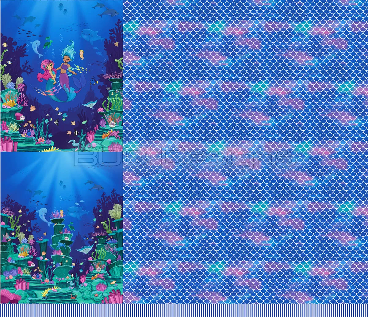 Spandex P125 2Mermaids Scales