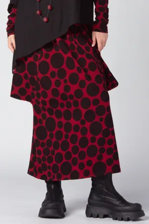 Vernazza Skirt in Red Bellini Tokyo