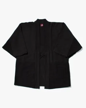Wa-Modern, Haori, Woven Black