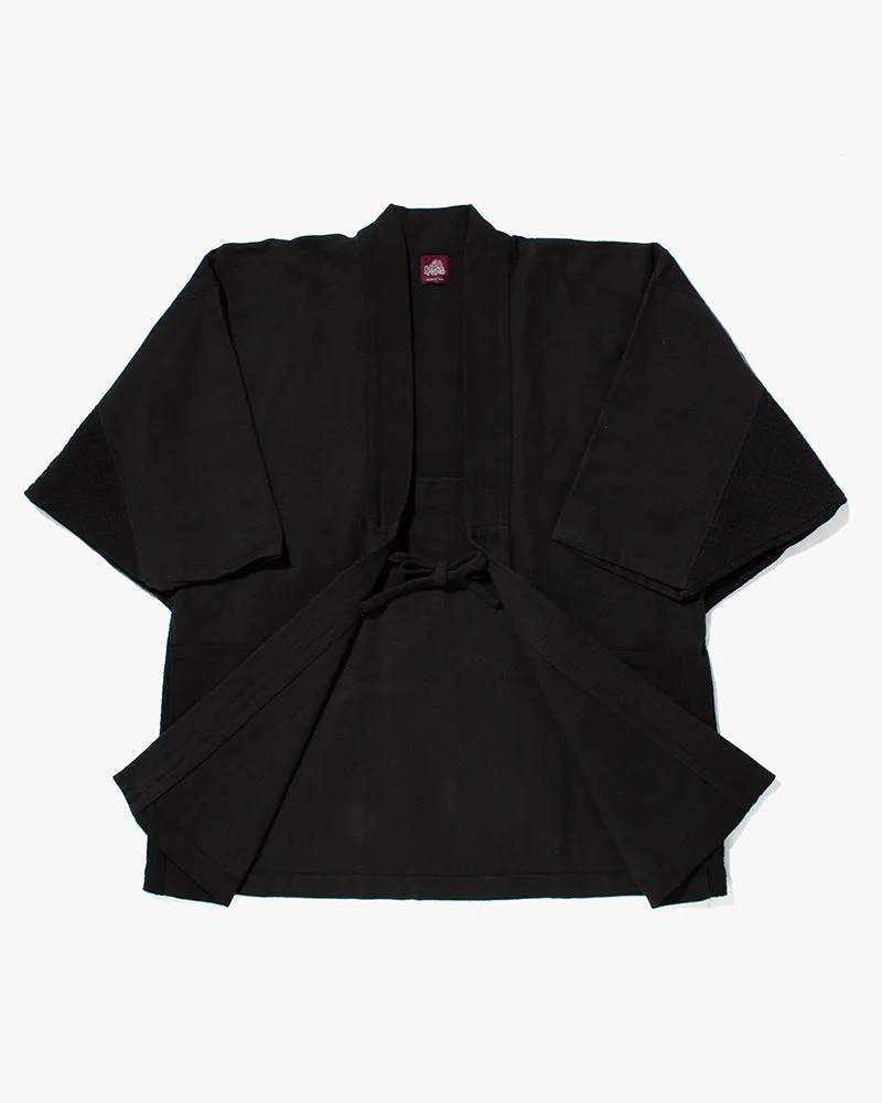 Wa-Modern, Haori, Woven Black